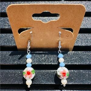 Vintage Floral Delicate Earrings